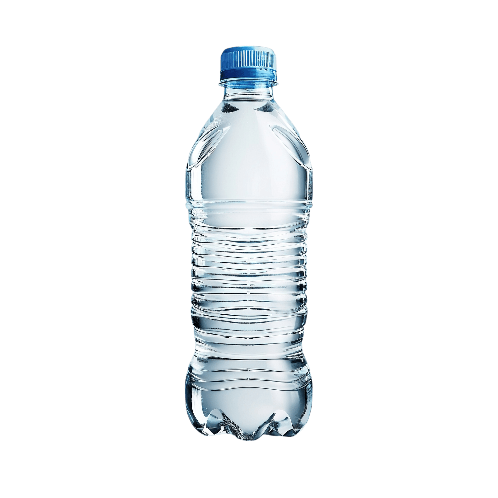 Illustration of post-consumer PET bottles