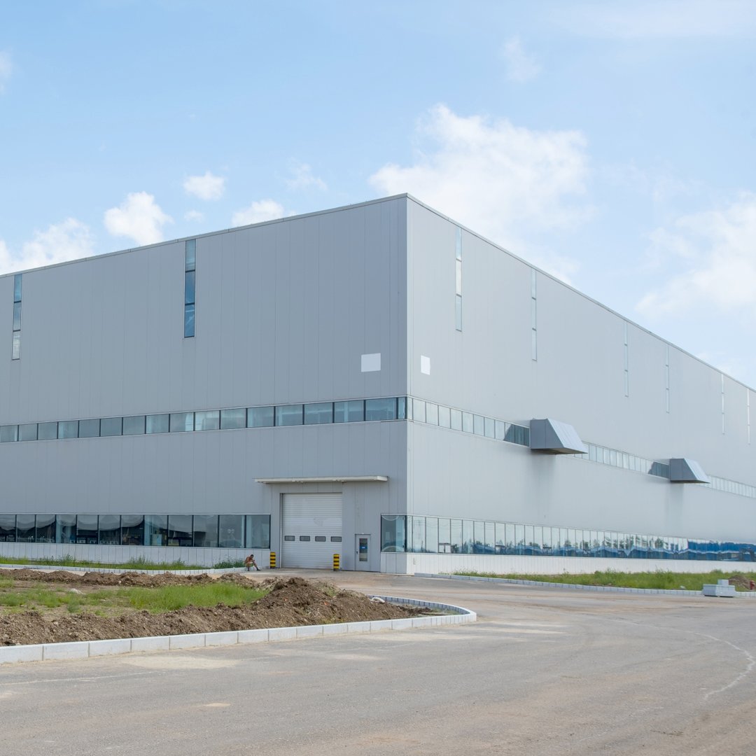 Factory interior and production line